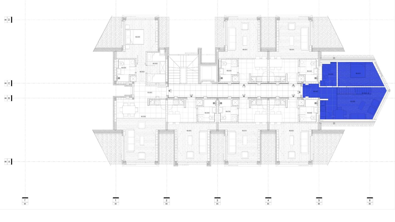 Pozicija na spratu: apartman A.35, Lamela B5
