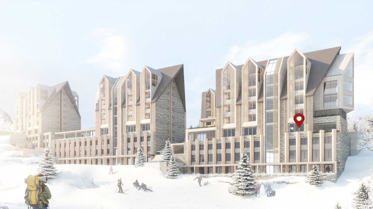 Pozicija u kompleksu: apartman A.04, Lamela B5
