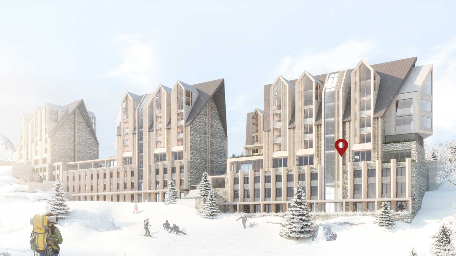 Pozicija u kompleksu: apartman A.05, Lamela B5