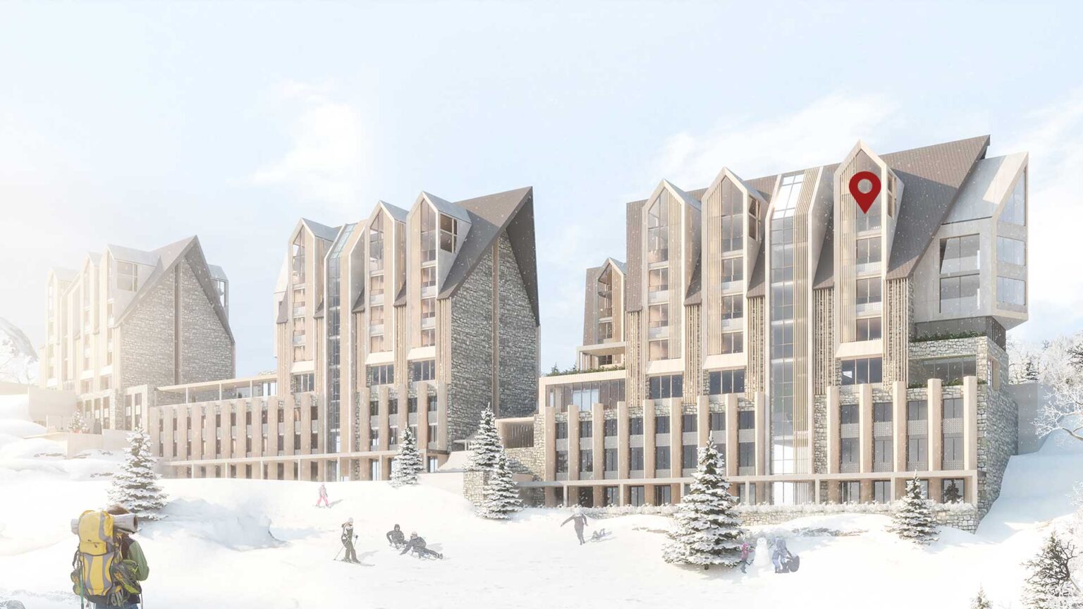 Pozicija u kompleksu: apartman A.36, Lamela B5