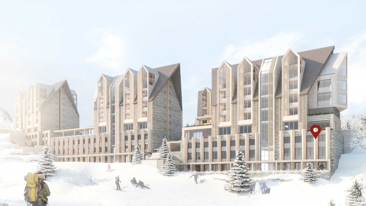 Pozicija u kompleksu: apartman AS.03, Lamela B5