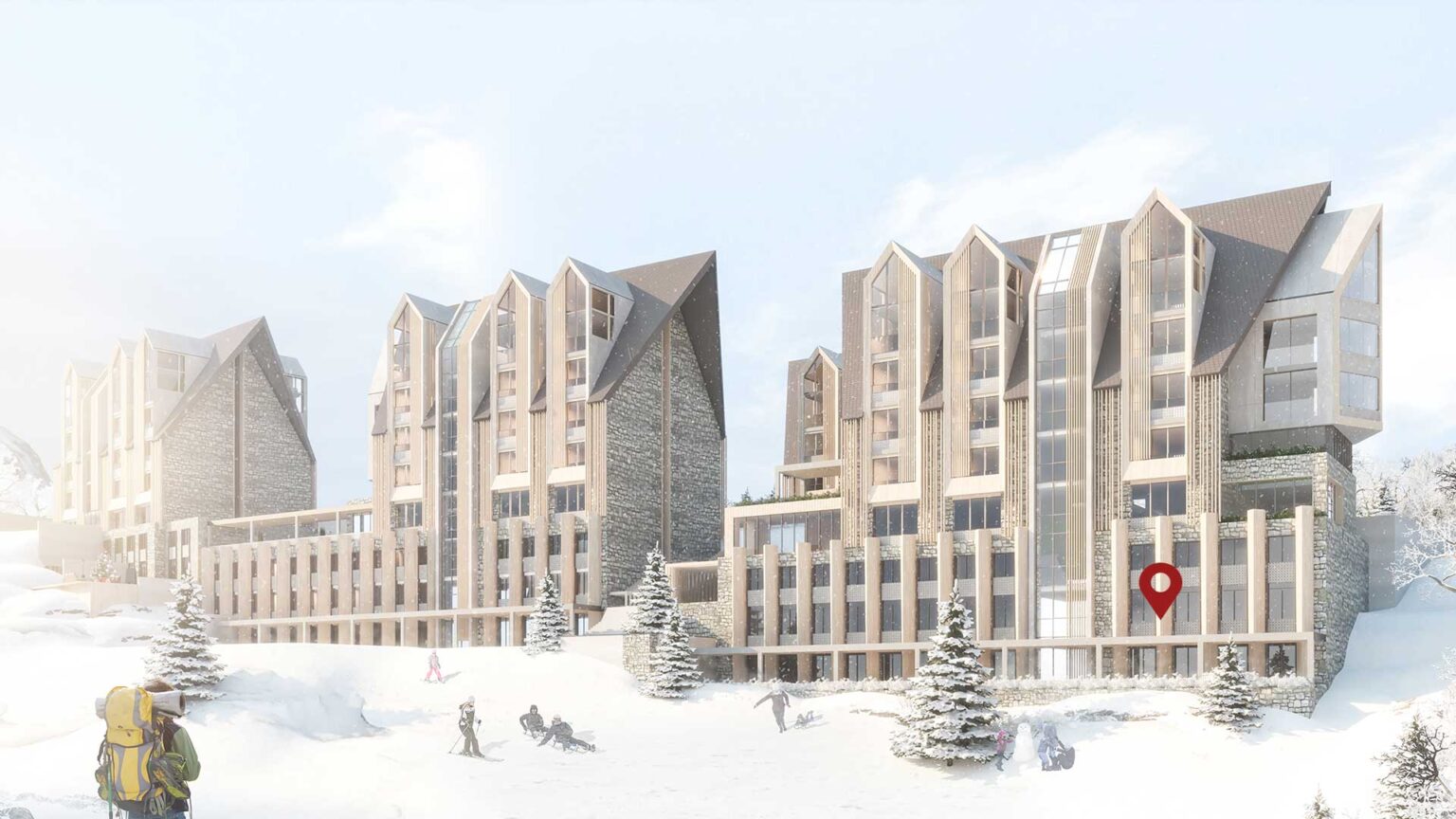 Pozicija u kompleksu: apartman AS.11, Lamela B5
