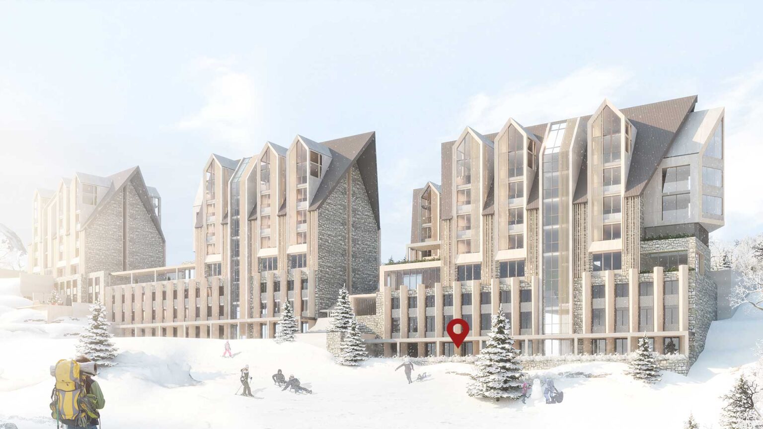 Pozicija u kompleksu: apartman AS.21, Lamela B5