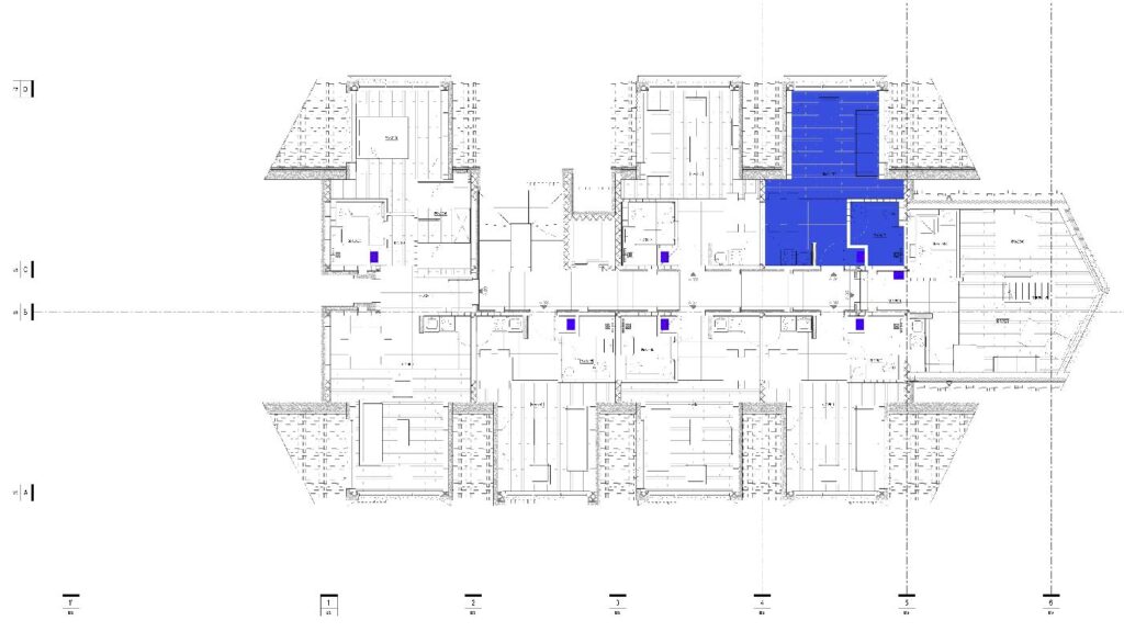 Pozicija na spratu: apartman A.34, Lamela B5