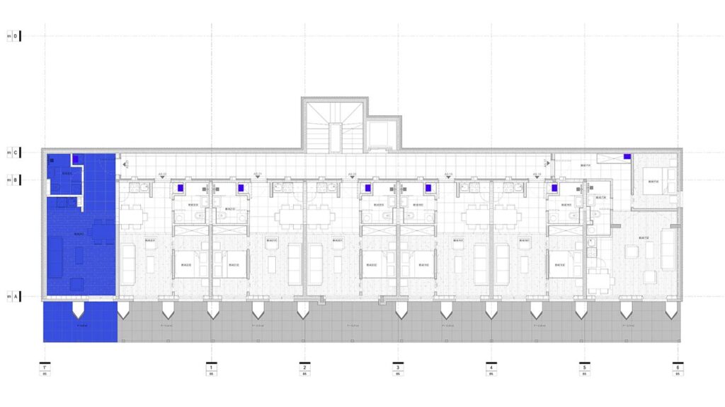 Pozicija na spratu: apartman AS.23, Lamela B5